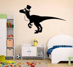 Dinosaur Wall Decal Nursery Art, Removable Vinyl Decor 4204 - thumbnail 1