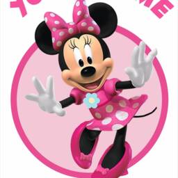 Custom Minnie - 277mm - Wall Sticker Personalised With Your Name Various Colours Available Door Sign - thumbnail 3