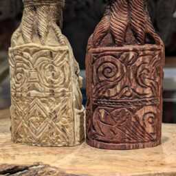 Lewis Chessmen King - Hand-Carved Moose Antler Replica - thumbnail 4