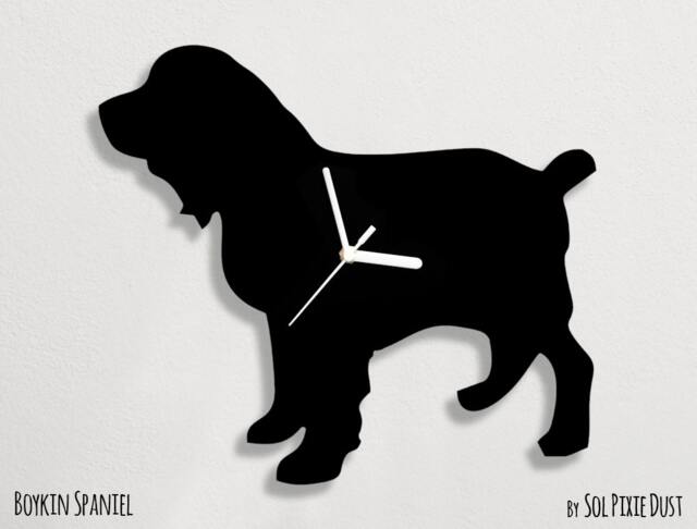 Boykin Spaniel Dog - Wall Clock Silhouette - image 1
