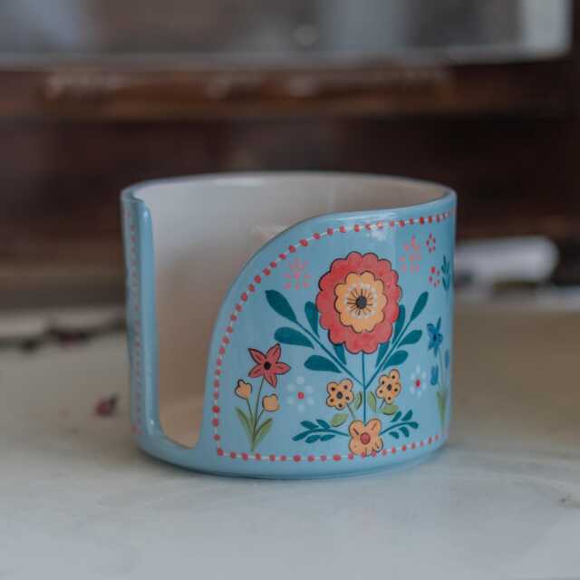 Toilet Paper Holder, Freestanding Roll Stand, Bathroom Decor - image 1