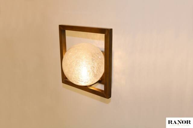 Unique Wall Decor Brass Lamp Vanity Light Fixture, Picture Light, Sconce, Mid Century -Big Sivan Model Ranor Lighting Design # - image 1