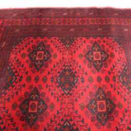 5x7 Ft Oriental Turkmen Rug, Afghan Khal Mohammedi Area Bukhara Handmade Geometric Genuine Living Room D??cor Carpet - thumbnail 3