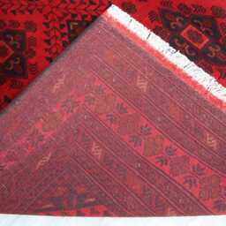 5x7 Ft Oriental Turkmen Rug, Afghan Khal Mohammedi Area Bukhara Handmade Geometric Genuine Living Room D??cor Carpet - thumbnail 4