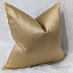 Montpellier Gold Luxury Textured Satin Cushion Cover Harlequin Fabric, Modern Sofa Bed Pillow - thumbnail 3