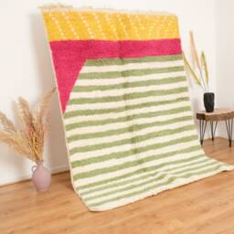 Authentic Moroccan Rug, Handmade Wool Rug - thumbnail 2