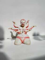 Ceramic Goddess, Art Figure With Removable Head - thumbnail 1