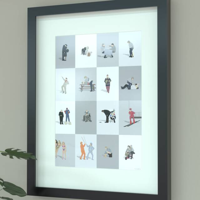 Dumb & Dumber Illustrated Comedy Print - Iconic Movie Art For Home Decor - image 1
