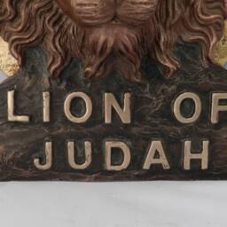 Original Bronze Metal Sculpture~Jesus Christ As The Lion Of Judah~Christian Art - thumbnail 3