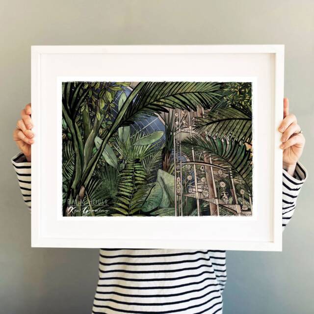 Kew Gardens, London - Art Print/Greeting Card Bookmark - image 1