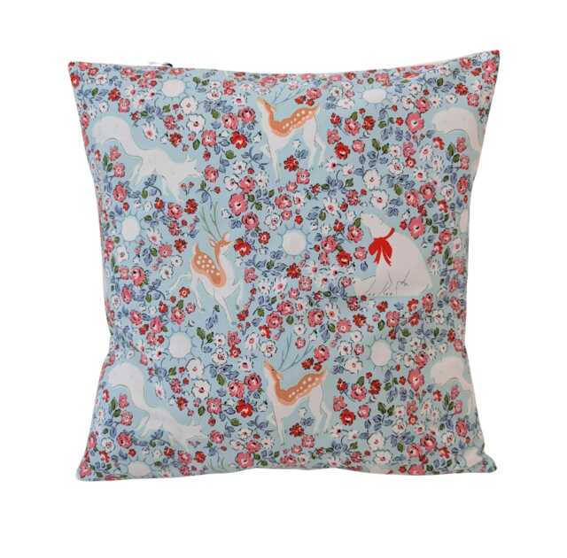 Cushion Cover Made With Cath Kidston Blue Polar Ditsy Christmas 16 - image 1