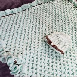 Crocidile Stitch Baby Blanket - thumbnail 2
