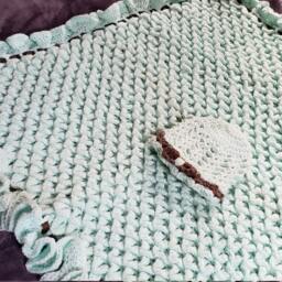 Crocidile Stitch Baby Blanket - thumbnail 4