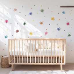 Whimsical Stars & Dots Removable Vinyl Wall Stickers - thumbnail 1