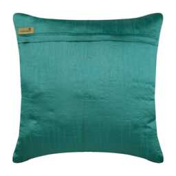 "Decorative Pintucks, Textured, Striped Teal Blue Bed Throw Pillow 24""x24""/26""x26" - thumbnail 3