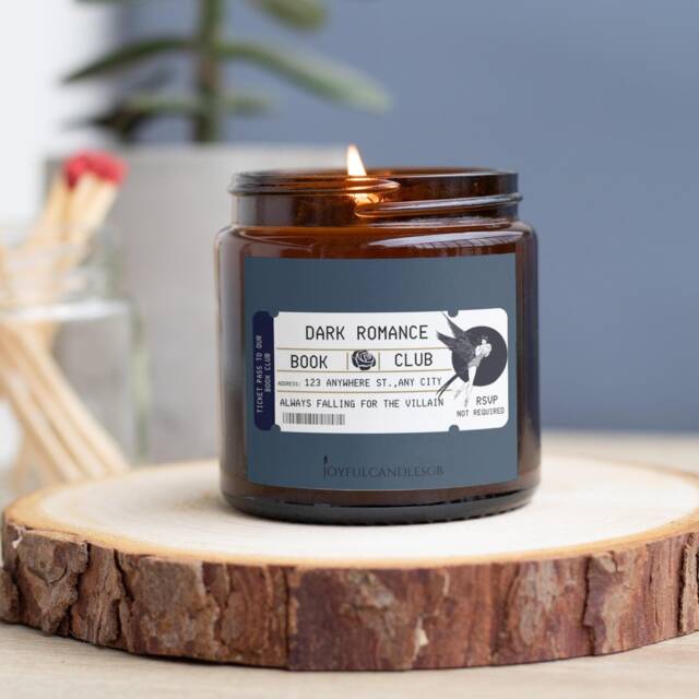 Gothic Romance Novel Candle Gift For Booktok Readers - image 1
