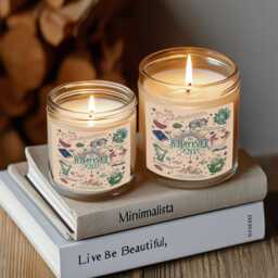 To Whatever End Throne Of Glass Candle, Sarah J Maas Rowan Whitethorn Candles, Quote - thumbnail 2