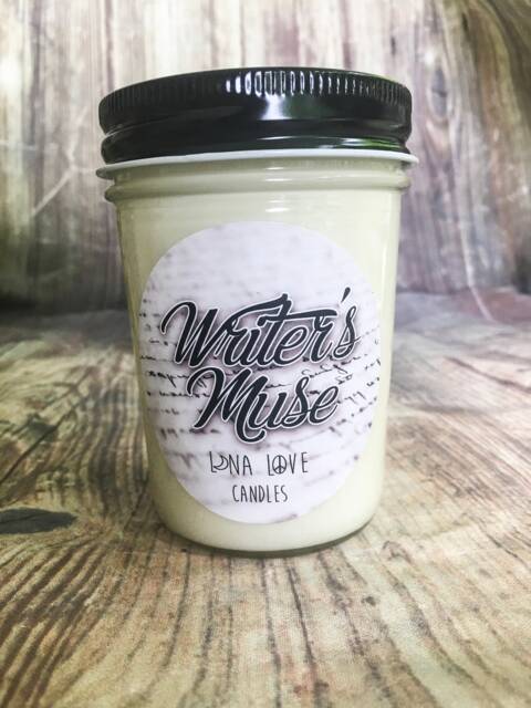 100% Soy Writer's Muse Author Inspired Scented Candle