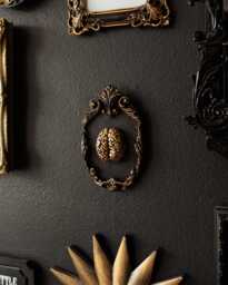 Ornate Brain Wall Plaque/Macabre Gothic Decor Handmade Anatomy Art Dark Academia Gallery Filler Unique Oddity Gift - thumbnail 1