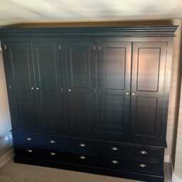 Wardrobe - 5 Door 6 Drawer Edwardian Style - thumbnail 2