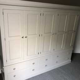 Wardrobe - 5 Door 6 Drawer Edwardian Style - thumbnail 4