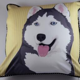 Siberian Husky Pillow - thumbnail 3
