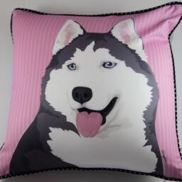 Siberian Husky Pillow - thumbnail 2