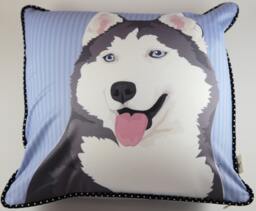 Siberian Husky Pillow - thumbnail 1