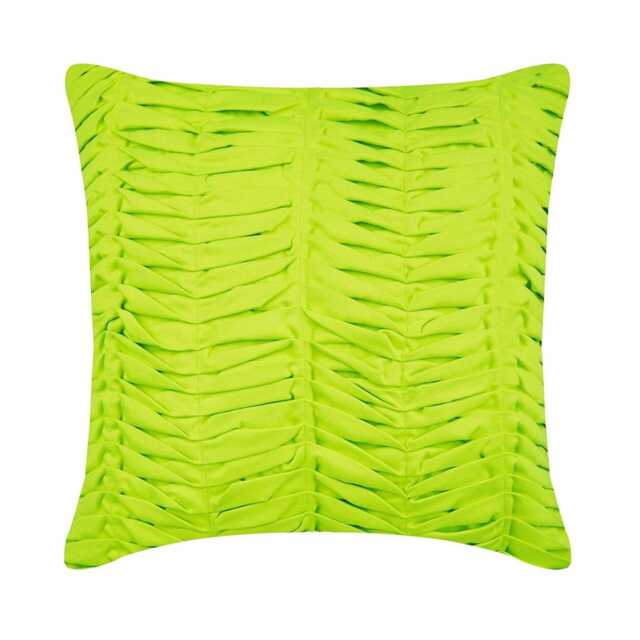 "Decorative Pintucks, Textured, Striped Toss Cushion 16""x16" - image 1