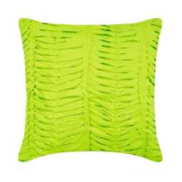 "Decorative Pintucks, Textured, Striped Toss Cushion 16""x16" - thumbnail 1
