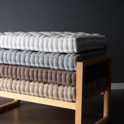 Custom Button Tufted Bench Cushion - French Window Seat Pad - thumbnail 4
