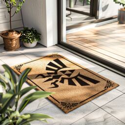 Zelda Inspired Doormat - Land Of Hyrule Unique Rug Heroic Entrance Mat For Gamers Link Door Totk Botw