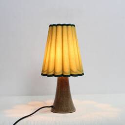 Ivy Green Fabric Table Lamp Ceramic Base, Home Furnishing-113# - thumbnail 4