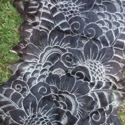 Handcarved Goatskin Hide Decorative Wall Art - thumbnail 3