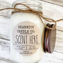 Cranberry Woods Soy Candle 80+ Hour Burn Time in Mason Jar - thumbnail 2