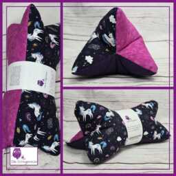 Reading Bone Dark Unicorn - Neck Pillow, Roll, Tablet Holder, Book Support, Cushion, Decorative, Washable - thumbnail 2