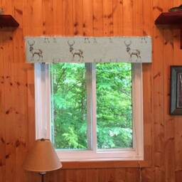 Window Valance Cafe Top Rod Pocket Curtain Treatment Pelmet Stag Header Treatments Kitchen Bathroom Stags Brown - thumbnail 1