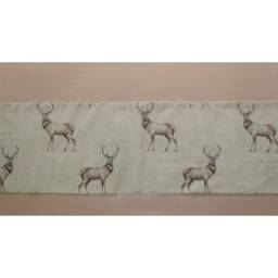 Window Valance Cafe Top Rod Pocket Curtain Treatment Pelmet Stag Header Treatments Kitchen Bathroom Stags Brown - thumbnail 4