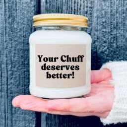Funny Breakup Gift, Your Chuff Deserves Better, Divorce Celebration, Newly Single, Cheer Up Candle - thumbnail 2