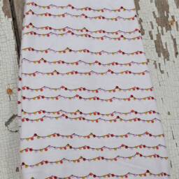 Vintage Quilt Christmas Stocking Hand-Stitched Floral Design - thumbnail 4