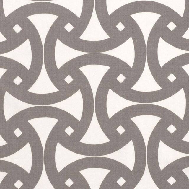 Trina Turk Santorini Outdoor Fog Gray White Pillow Cover