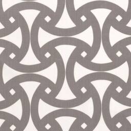 Trina Turk Santorini Outdoor Fog Gray White Pillow Cover