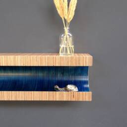 Nightstand. Floating Shelves. Book Shelf. Plywood Mantlepiece. Fireplace. Mantle. Console. Shelf - thumbnail 2