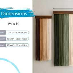 Fiber Wall Art, Boho Tapestry, Living Room Decor, Scandinavian Gift For The Home, Large Rustic Home Decor W76 - thumbnail 3