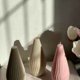 Lantern Candle Gift For Mum - Handmade Soy Wax Pillar Home Decor Mother's Day Valentine's Candles - thumbnail 3