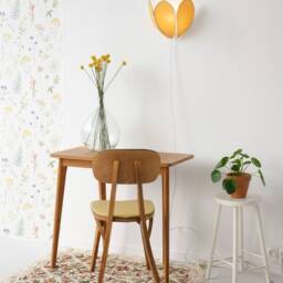 Honey & Gold Flower Wall Light - thumbnail 3