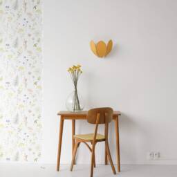 Honey & Gold Flower Wall Light - thumbnail 4