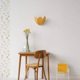 Honey & Gold Flower Wall Light - thumbnail 2