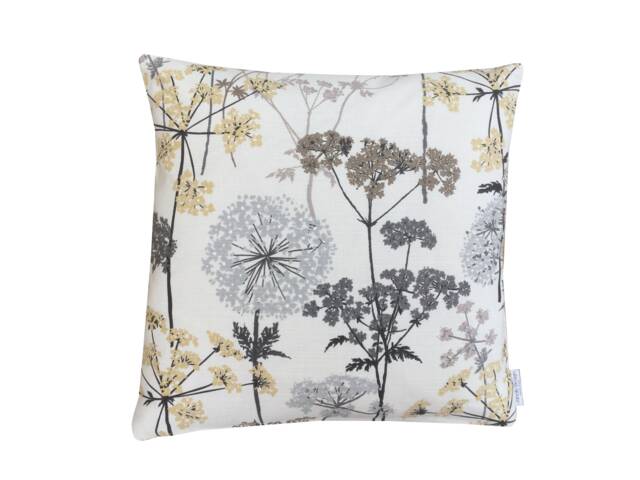 Floral Linen Throw Pillow Cover Hedgerow Garden Design - image 1