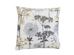 Floral Linen Throw Pillow Cover Hedgerow Garden Design - thumbnail 1